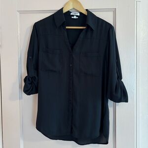 Express Black Blouse